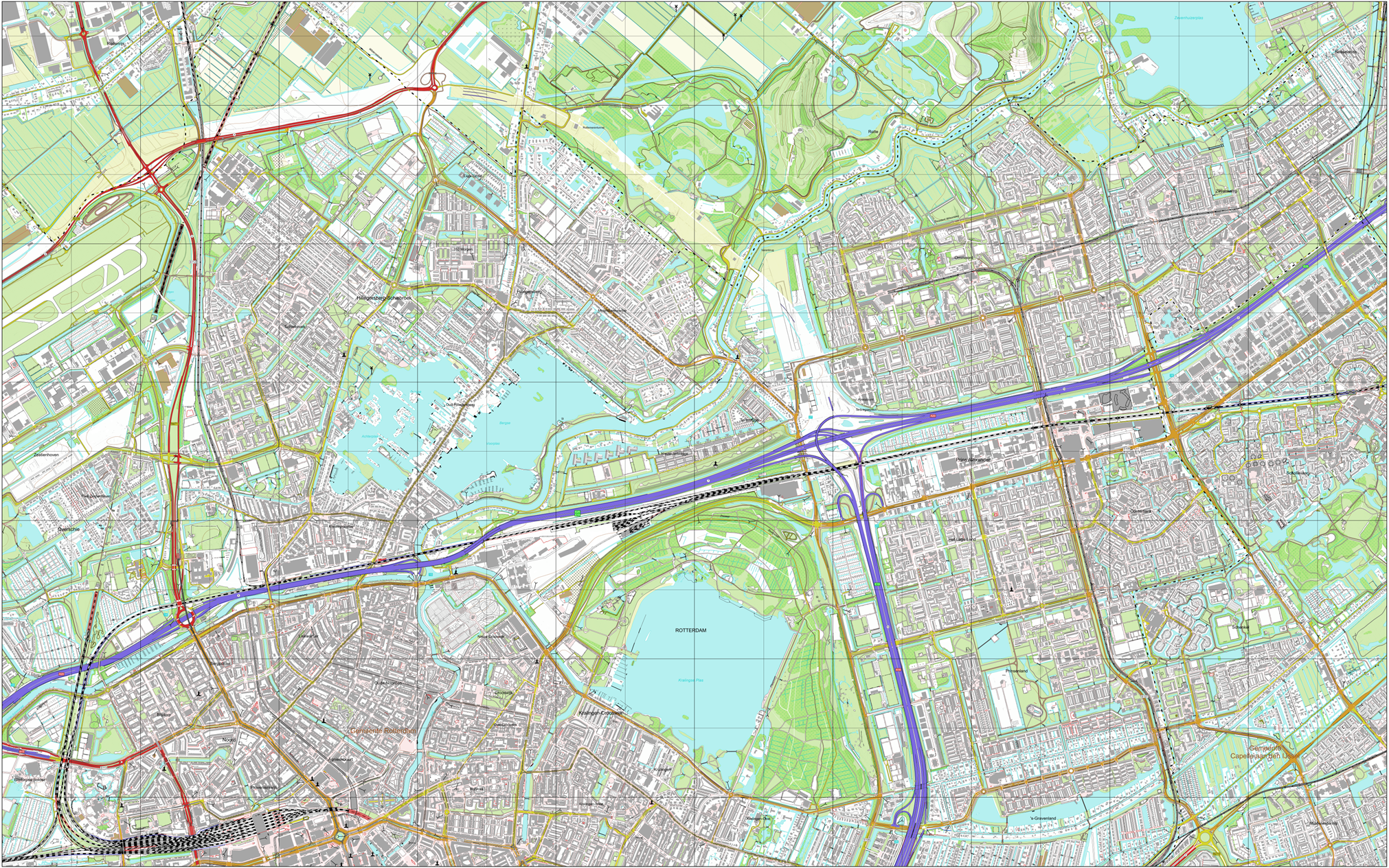 Voorlopige visualisatie van kaartproduct 1:10.000